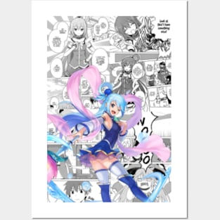 Aqua Posters and Art